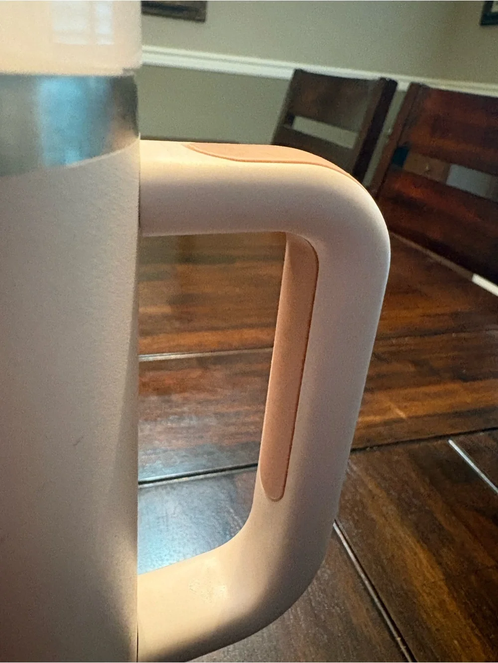 40oz Stanley pale pink tumbler cup
